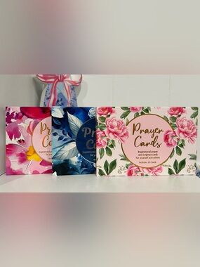 Prayer Cards Set of 20 with Floral Design